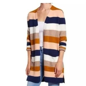 Madewell Kent Stripe Cardigan Wool & Alpaca Blend